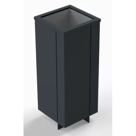 Metal litter bin 'STF/KU361/MDL_45L'