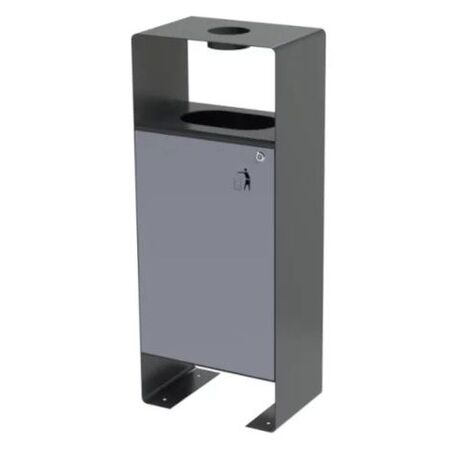 Metal litter bin 'STF/KU368/MDL_50L'