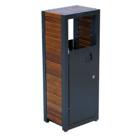 Metal litter bin 'STF/KU345/MDL_45L'