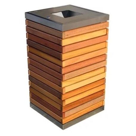 Metal litter bin 'STF/KU369/MDL_50L'