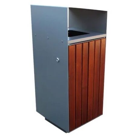 Metal litter bin 'STF/KU370/MDL_70L'