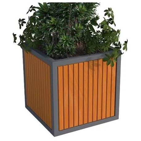 Metal flowerpot 700x700x700mm 'BDS/DM040