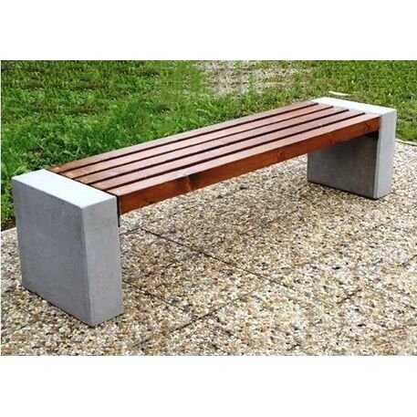 Concrete bench without backrest 'BDS/LB042'