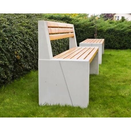 Concrete bench without backrest 'BDS/LB301'