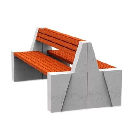 Concrete bench without backrest 'BDS/LB301'