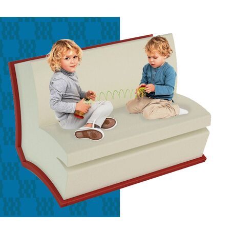 Metal bench 'Book D869'