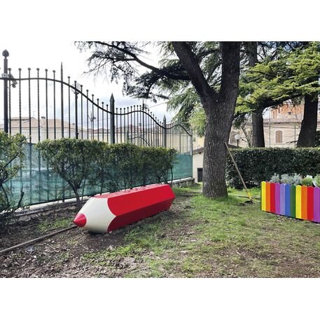 Metal bench 'Pencil D557'