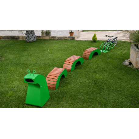 Metal bench 'G553-S'