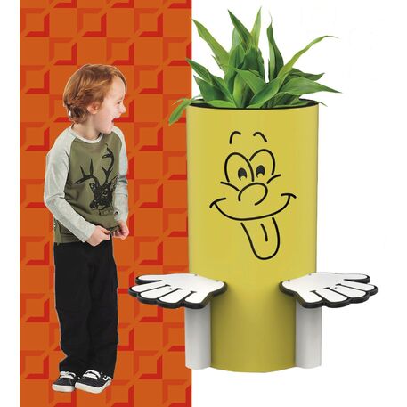 Metal seats and flower pot for children's playgrounds 'G866-G'