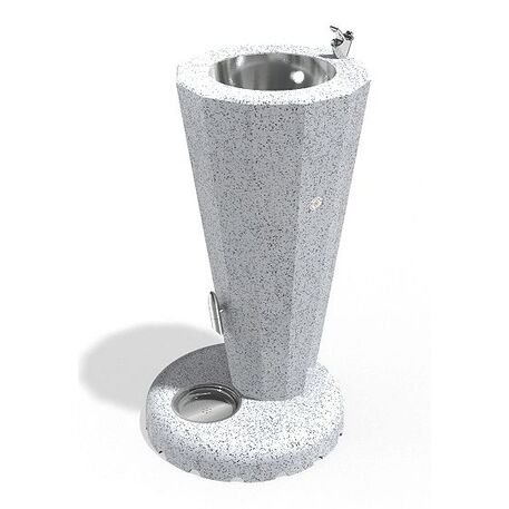 Trinkwasserbrunnen aus Beton 'Ø50xH/90cm / BS-256'