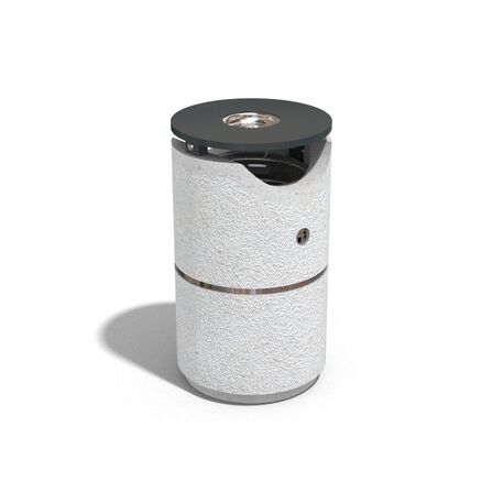 Concrete litter bin '46xH/80cm 40L / BS-127'