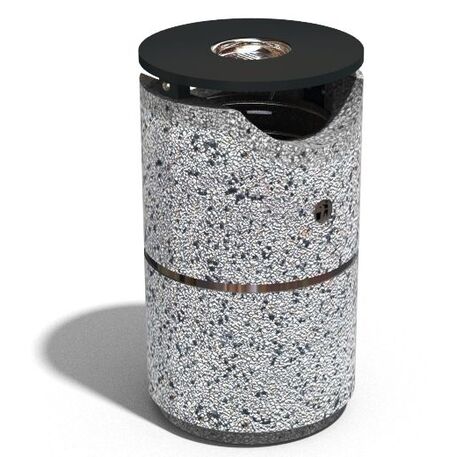 Concrete litter bin '46xH/80cm 40L / BS-127'