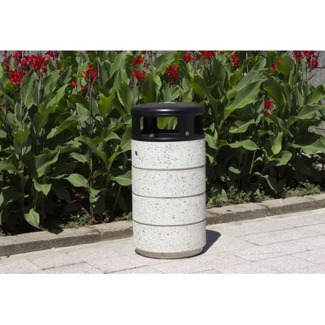 Concrete litter bin '50xH/101.5cm 70L / BS-128'