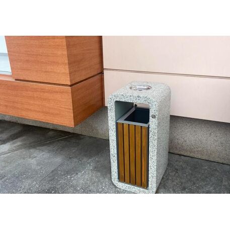 Concrete litter bin '39x39xH/85cm 35L / BS-241'