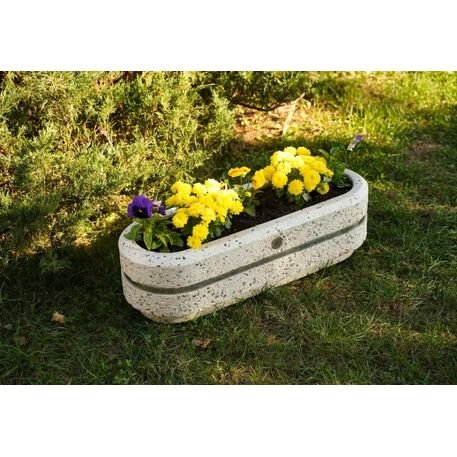 Concrete flowerpot '70x24xH/20cm / BS-24'