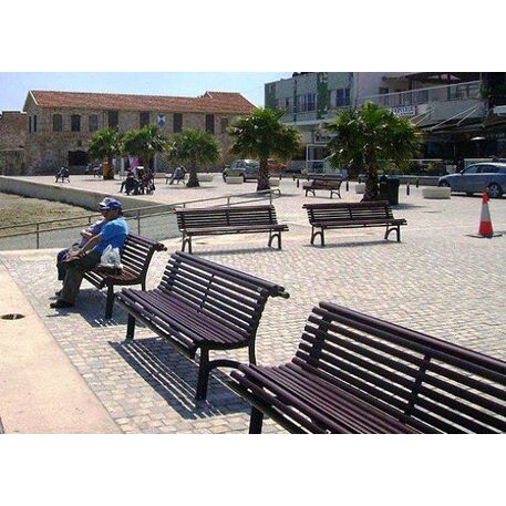 Metallbank 'Iroko_ 'Plaza Real/MDL'