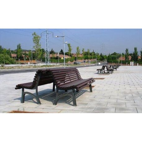 Metallbank 'Iroko_ 'Plaza Real/MDL'