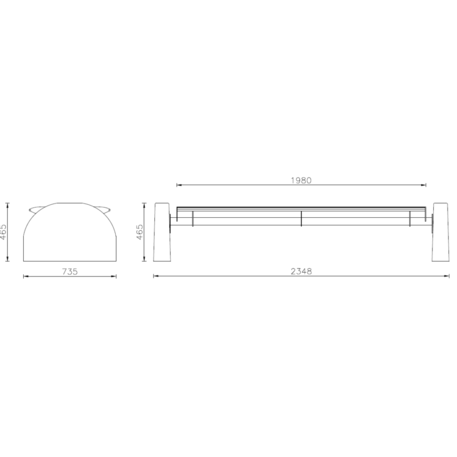 Concrete bench 'Best classic'