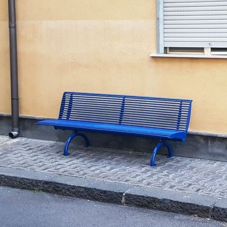 Metal bench 'BEST'