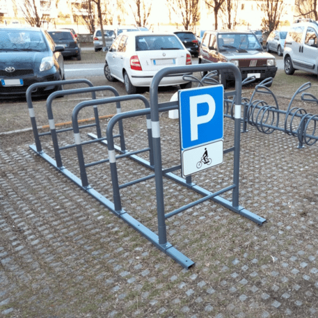 Metal bicycle parking racks 'Campus 5'