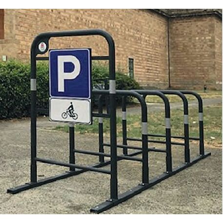 Metal bicycle parking racks 'Campus 5'