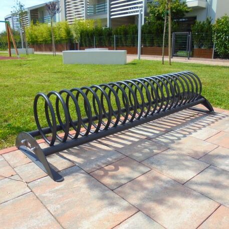 Metal bicycle parking racks 'Delta 9'