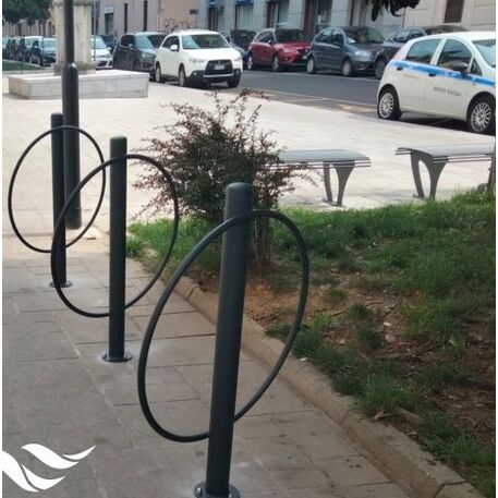 Metal bicycle parking racks 'Fox 3'