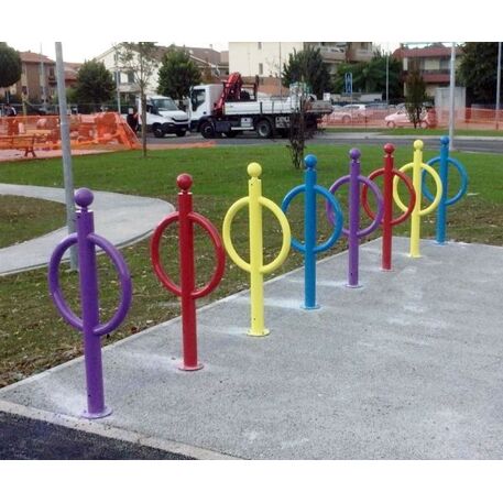 Metal bicycle parking racks 'Fox'