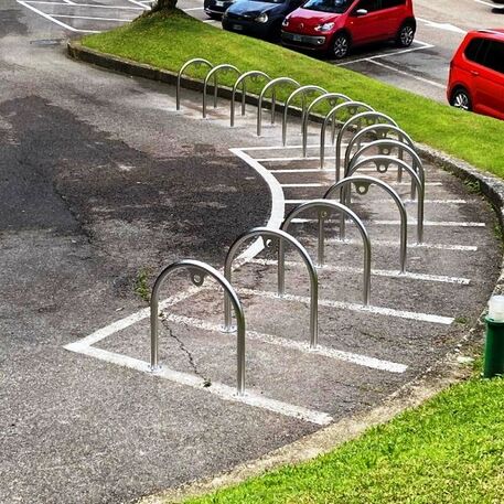 Metal bicycle parking racks 'Frick'