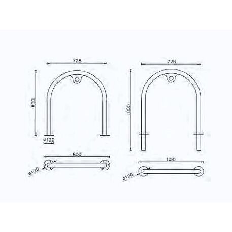 Metal bicycle parking racks 'Frick'