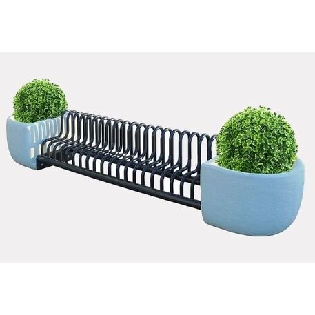 Metal bicycle parking racks 'Gamma CLS1