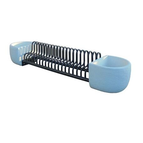 Metal bicycle parking racks 'Gamma CLS1