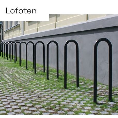 Metal bicycle parking racks 'Lofoten'