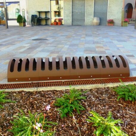Metal bicycle parking racks 'Modular 5'
