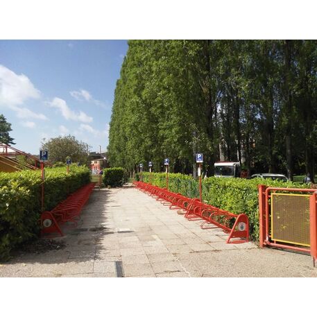 Metal bicycle parking racks 'Recoaro 6'