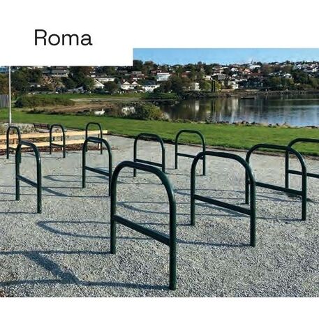 Metal bicycle parking racks 'Roma'