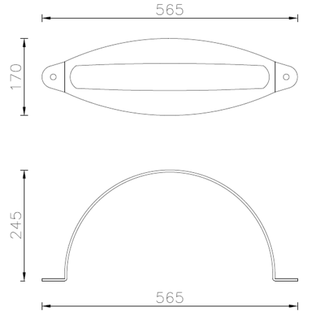 Metal bicycle parking racks 'Single'