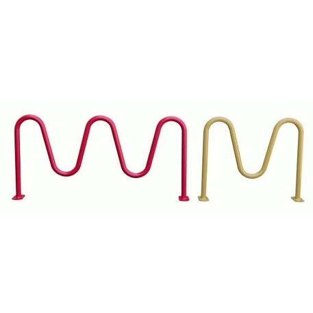 Metal bicycle parking racks 'Snake 2'