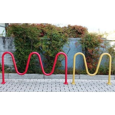 Metal bicycle parking racks 'Snake 2'