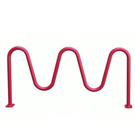 Metal bicycle parking racks 'Snake 3'