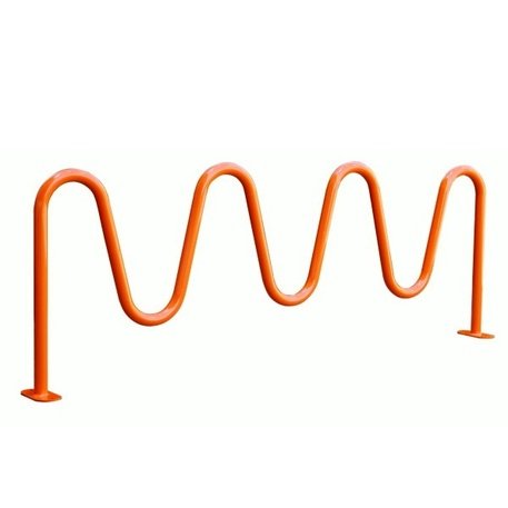 Metal bicycle parking racks 'Snake 4'