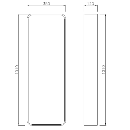 Metal bicycle parking racks 'Zurigo 350x120mm'