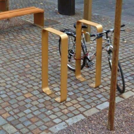 Metal bicycle parking racks 'Zurigo 350x120mm'