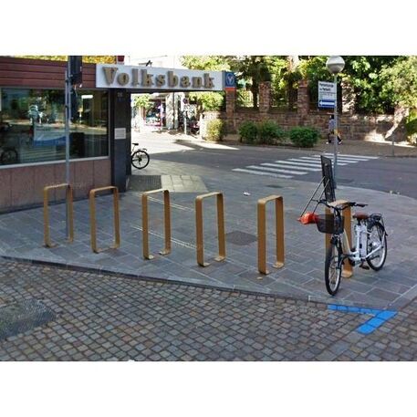 Metal bicycle parking racks 'Zurigo 350x120mm'