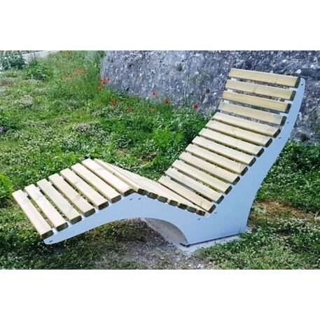 Metal deck chair 'Athena - 600mm/MDL'