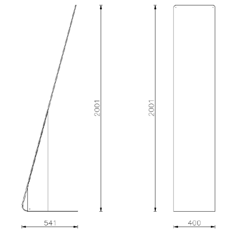 Information stand / Display board 'Directive 400'