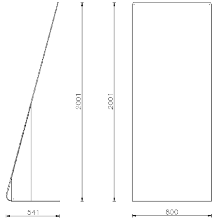 Information stand / Display board 'Directive 800'