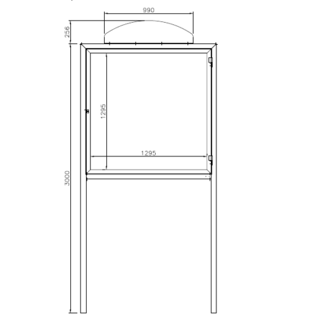 Informationsstand 'Expo 130x130cm'
