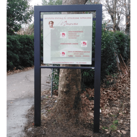 Information stand / Display board 'Vision 100x100cm'