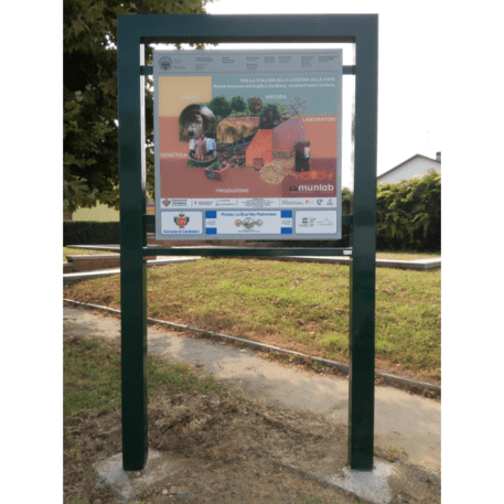 Information stand / Display board 'Vision 100x100cm'